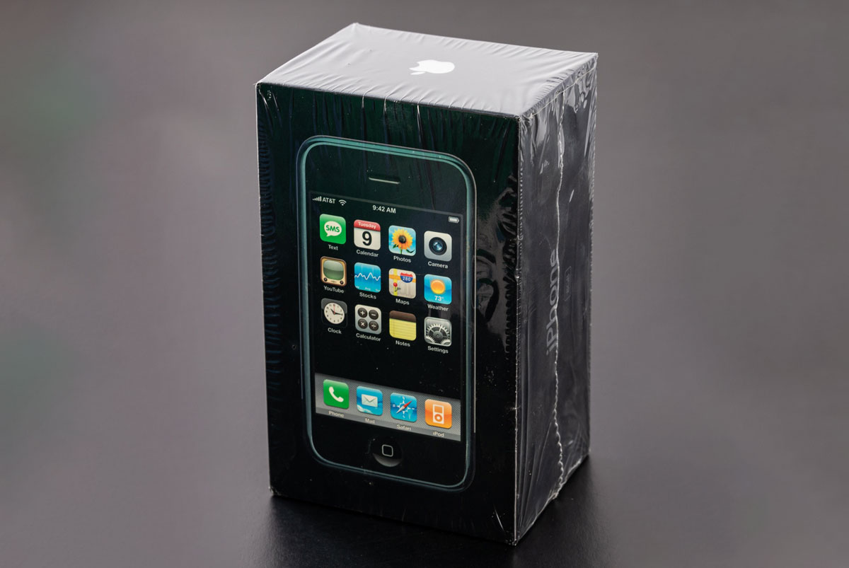 This factory sealed, first gen iPhone sold for over $63,000