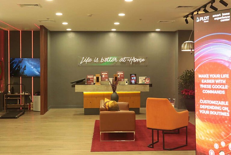 PLDT Smart Experience Hub with Smart Home concept