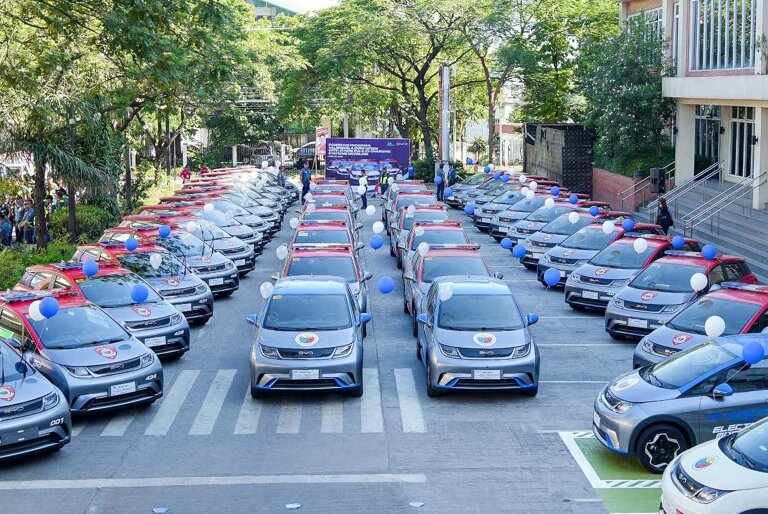 valenzuela city electric car police fleet