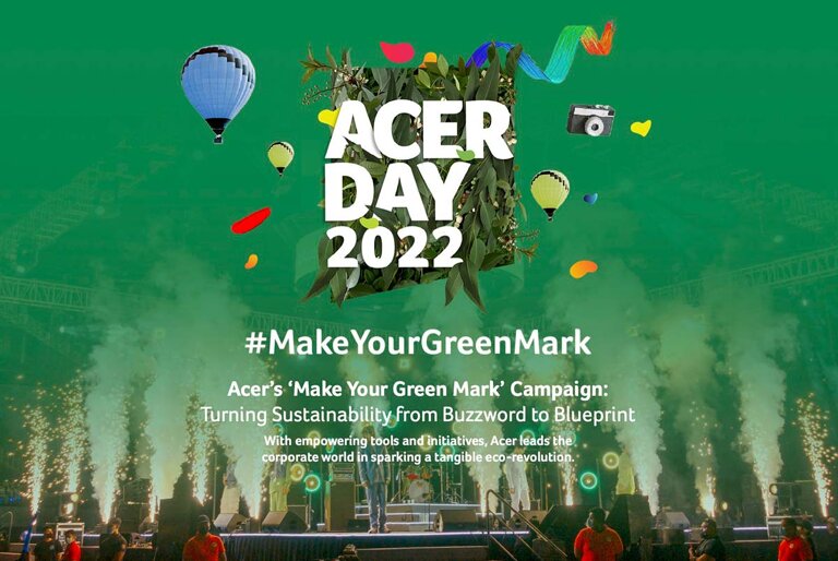 Acer Day 2022 MakeYourGreenMark Red Dot Award