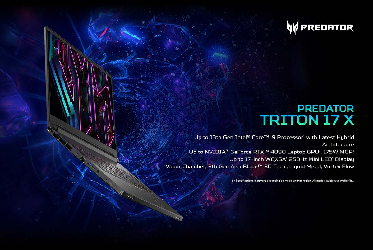 Acer Introduces New High Performance Predator Triton 17 X And Predator Helios Neo 16 Gaming 8123