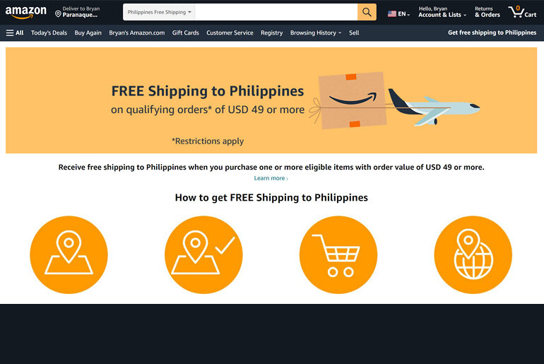 amazon-now-offers-free-shipping-and-delivery-to-the-philippines