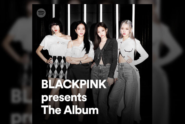BLACKPINK presents The Album Spotify teaser