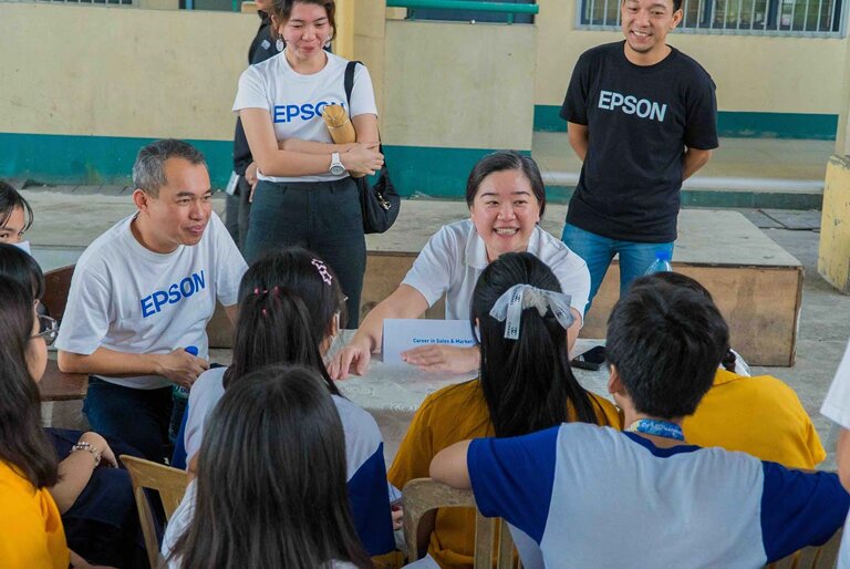 Epson Philippines mentorship workshop for students leaders