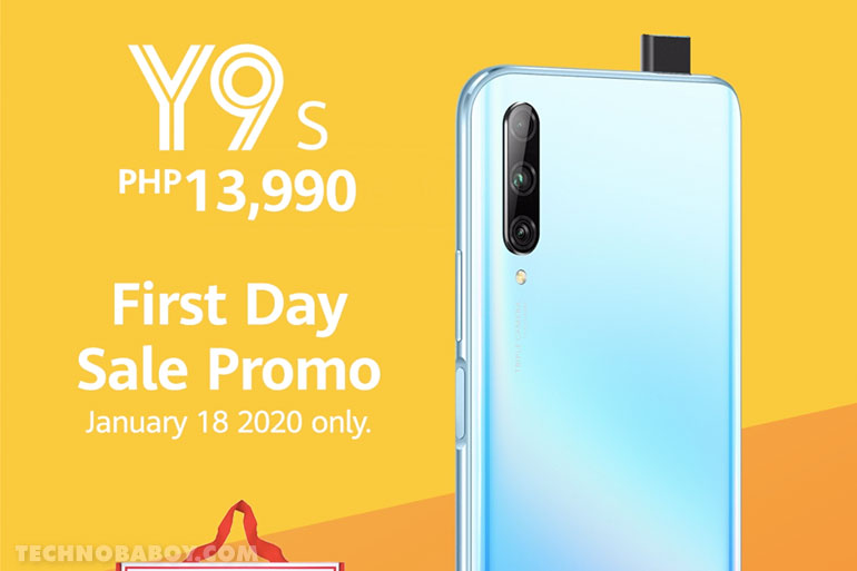 Huawei Y9S First Day Sale Promo