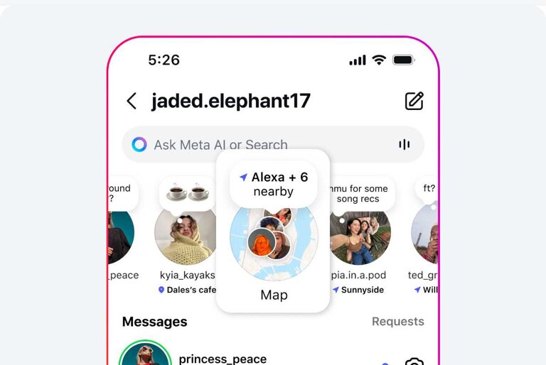 Instagram Location Sharing