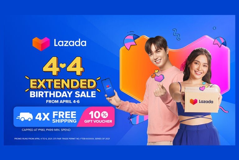 Lazada 4.4 Birthday Sale Extended