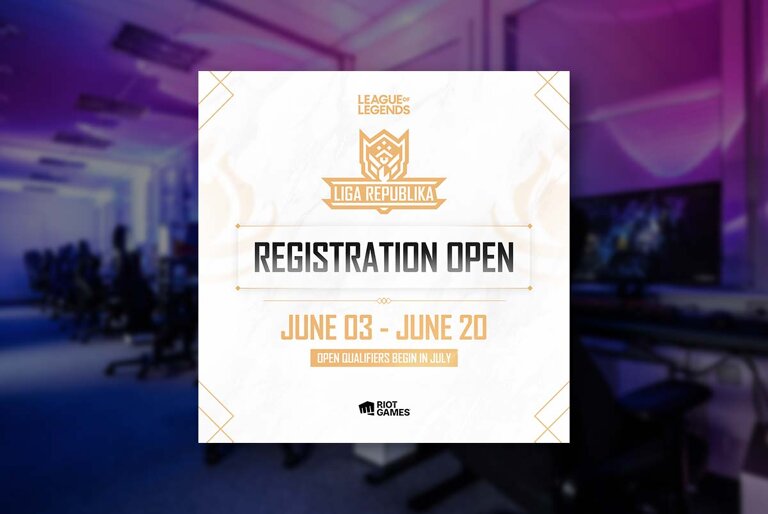 League of Legends LOL Liga Republika registration