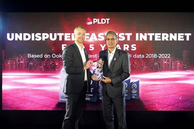PLDT fastest Internet service provider for 5 years straight