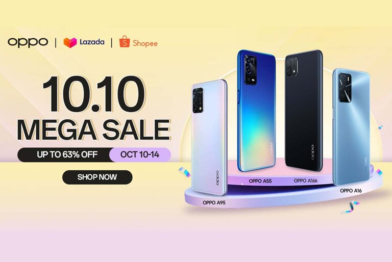 OPPO 10.10 Sale on Shopee and Lazada