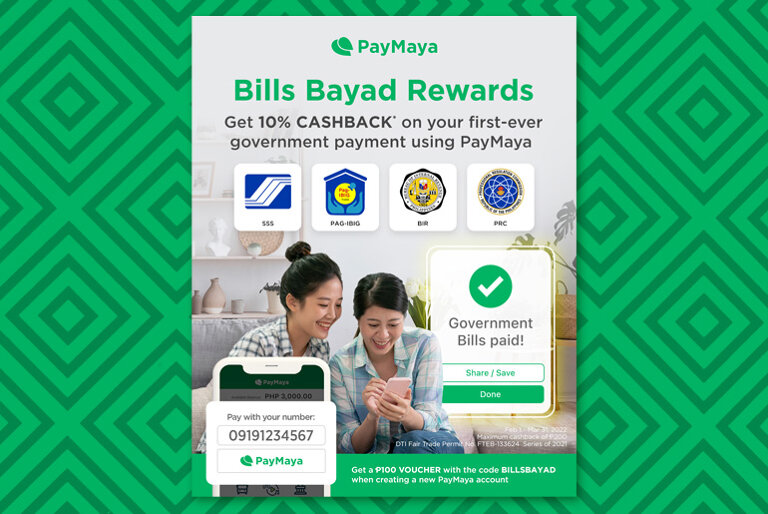 PayMaya Bills Bayad Rewards