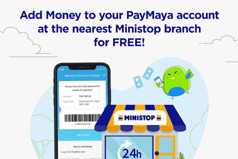 how to add money to paymaya at ministop