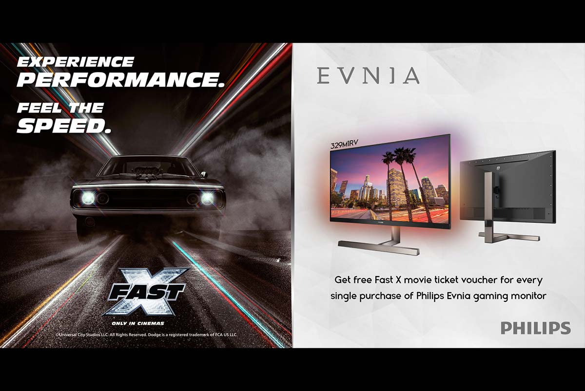 Philips Gaming Monitors Fast X promo
