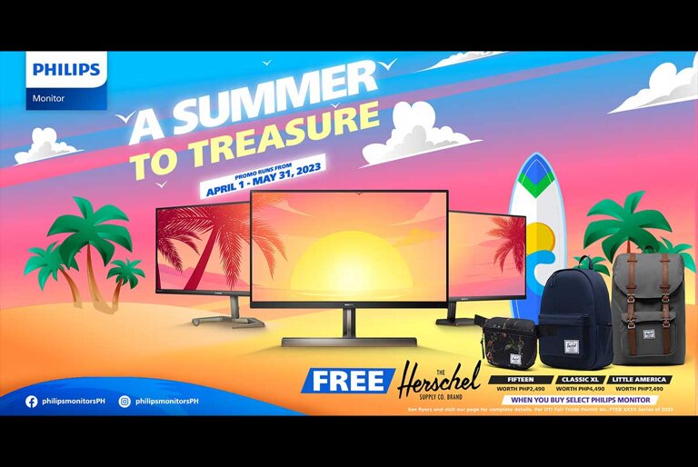 Philips Monitors announces "A Summer to Treasure" promo