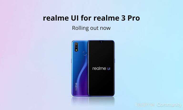 Realme 3 Pro Realme UI Update