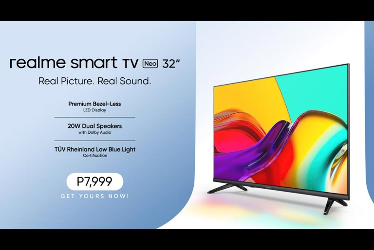 realme Smart TV Neo 32” Bezel-less display, Dolby Audio