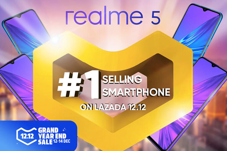 Realme 2nd best brand at the Lazada 12.12