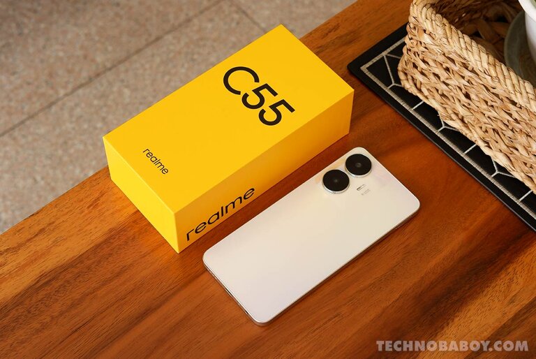 realme C55 unboxing, initial review