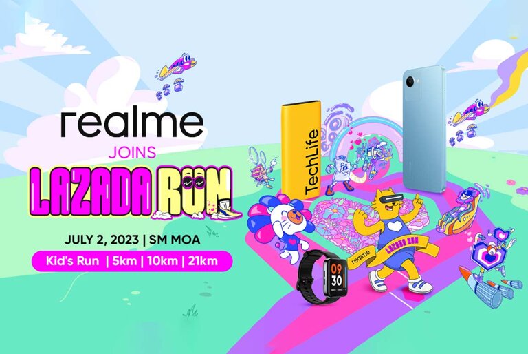 realme lazada run