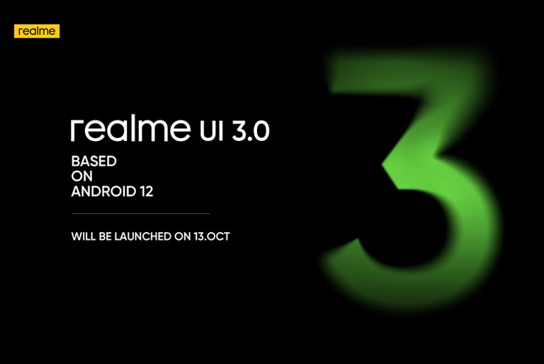 realme UI 3 Android 12 launch