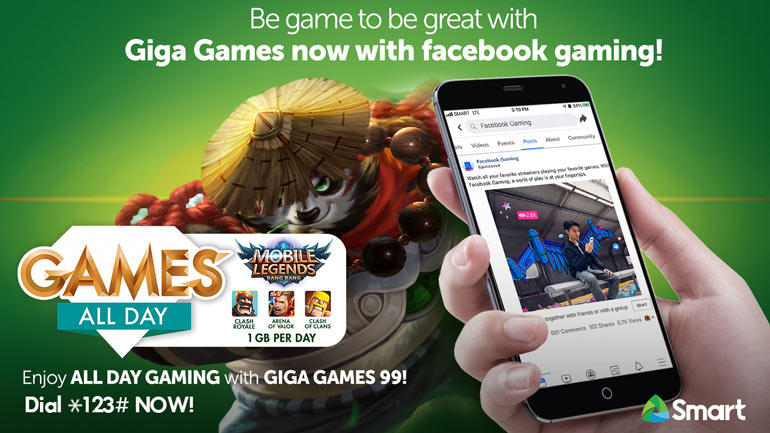 Smart Giga Games Facebook Gaming
