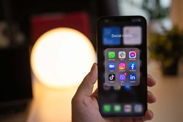 Social Media Smartphone