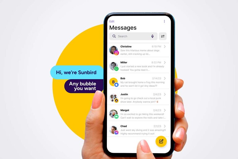 Sunbird iMessage app