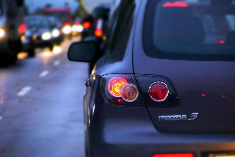 Mazda 3 traffic