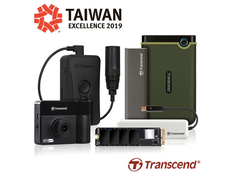 transcend taiwan excellence award 2019
