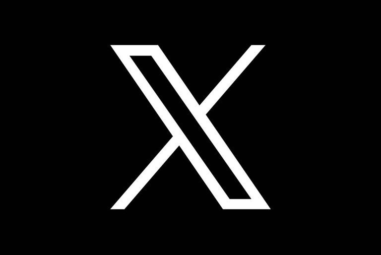 Twitter's new logo, X