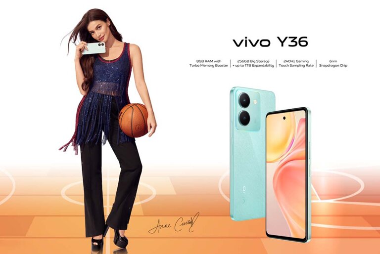 vivo Y36 and Anne Curtis