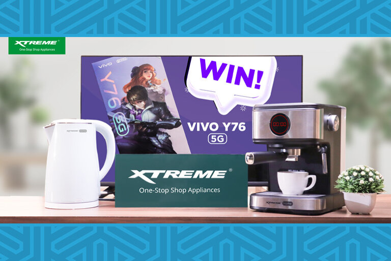 Win a vivo Y76 with XTREME Appliances this Shopee 12.12 Big Christmas Sale